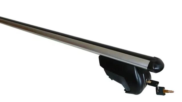 Set 2 bare transversale din aluminiu cu picioare de fixare GREEN VALLEY Easyone SW 156 930, lungime 135 cm